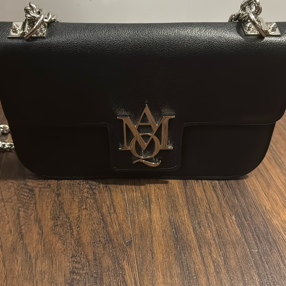 Alexander McQueen bag- Black with Silver hardware
